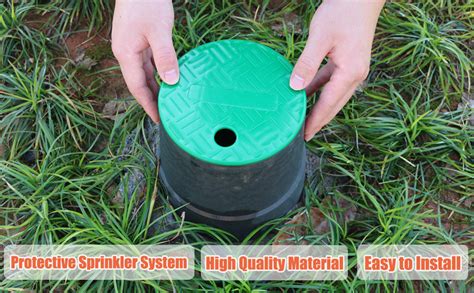 metal irrigation valve box cover replacement|lawn irrigation valve box cover.